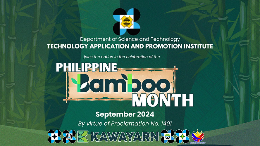 DOST-TAPI joins the nation in the celebration of the Philippine Bamboo Month