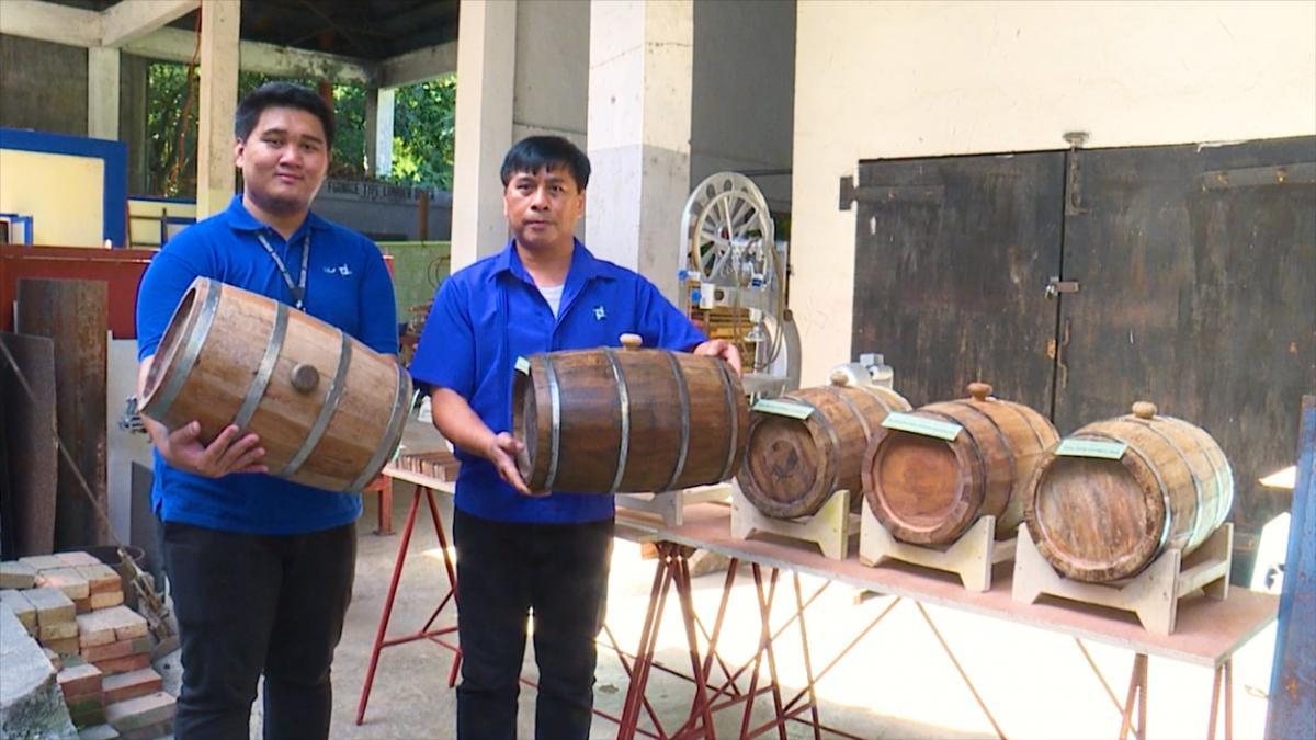 Figure 1. Prototype model of Wine Barrel Technology developed by DOST-FPRDI. 